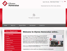 Tablet Screenshot of glynns.ie